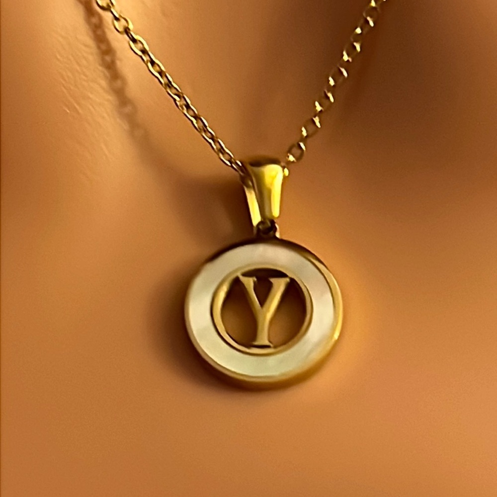 Y Letter Necklace